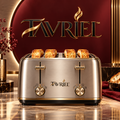 TAVRIEL™ Gilded 4-Slice Stainless Steel Toaster